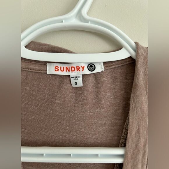 Sundry by Anthropologie Tan Sleeveless Romper - Picture 7 of 11